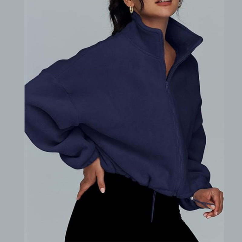 Loose Lapel Cardigan Sweater