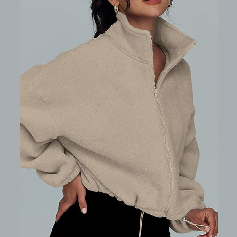 Loose Lapel Cardigan Sweater