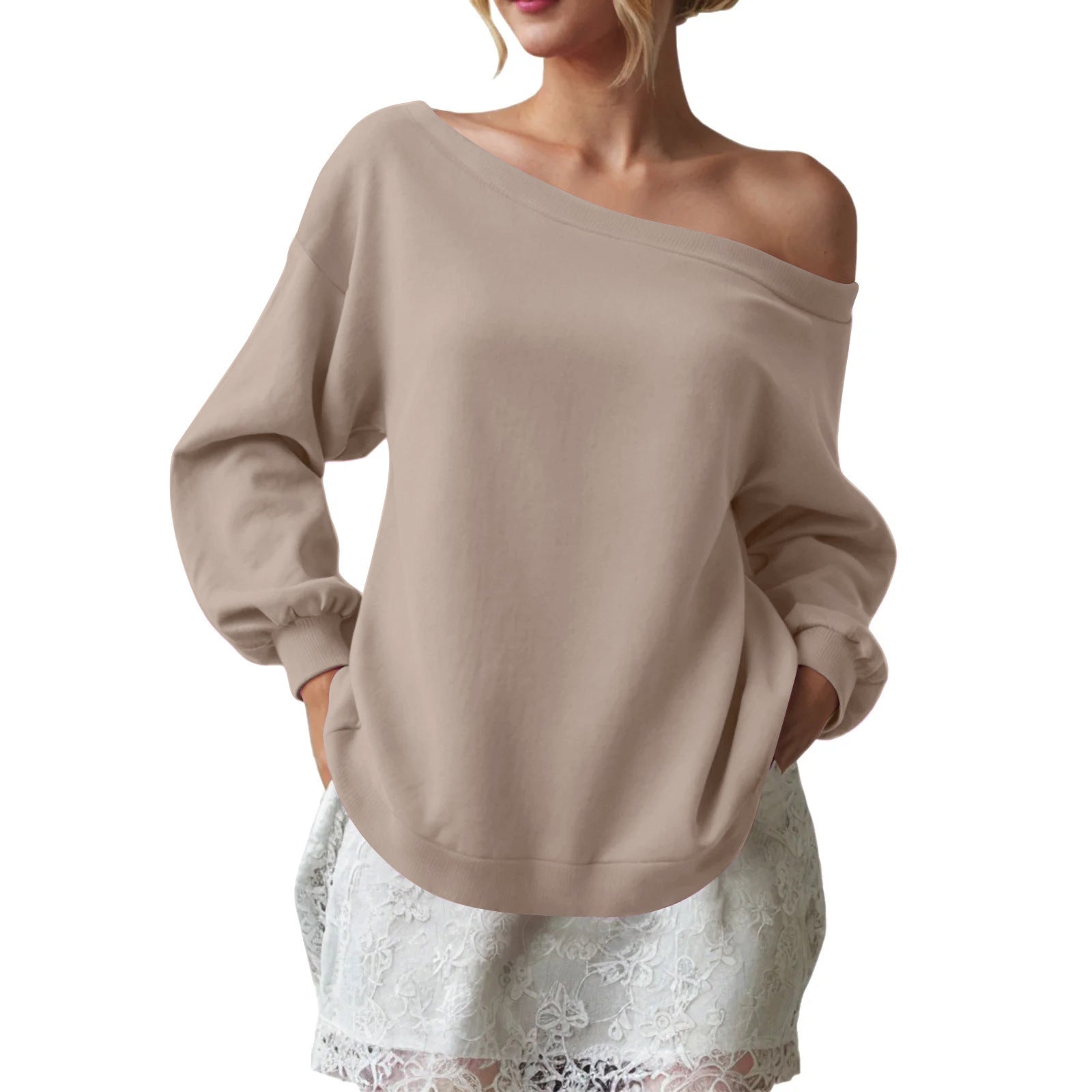 Luna Off-Shoulder Sweater