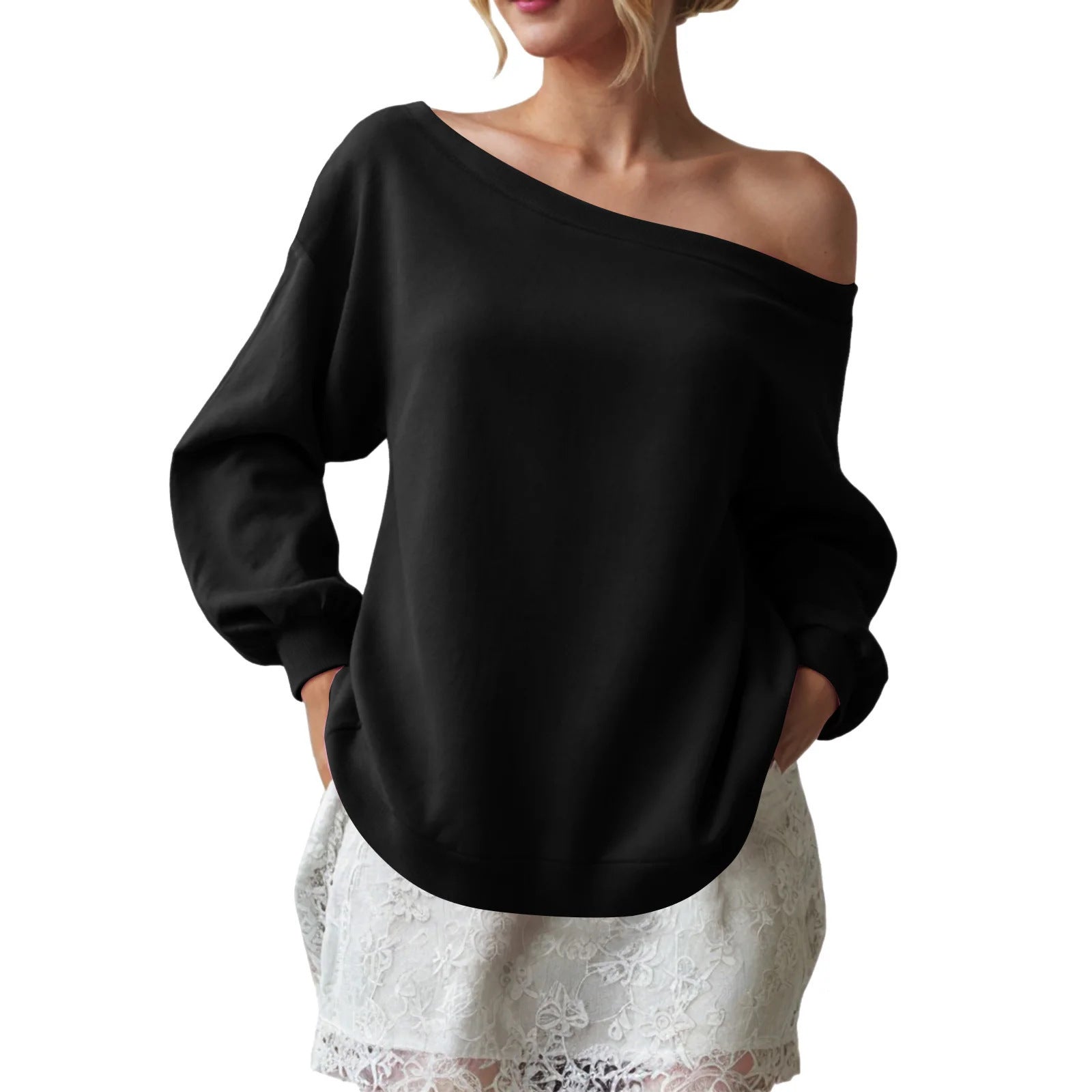 Luna Off-Shoulder Sweater