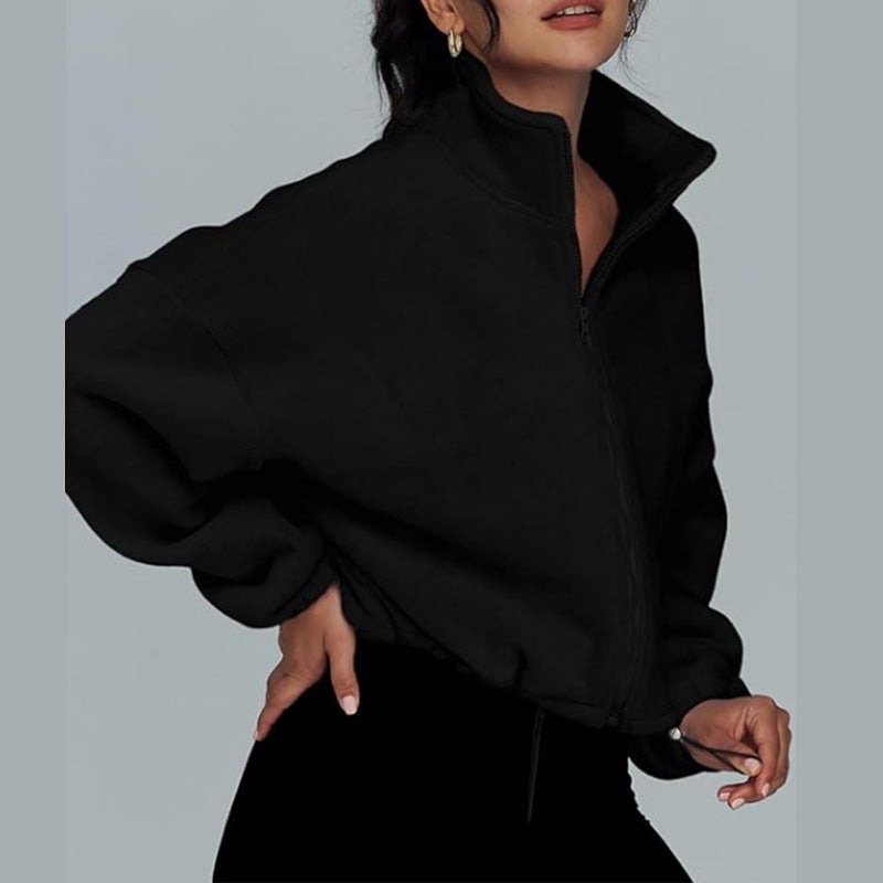 Loose Lapel Cardigan Sweater