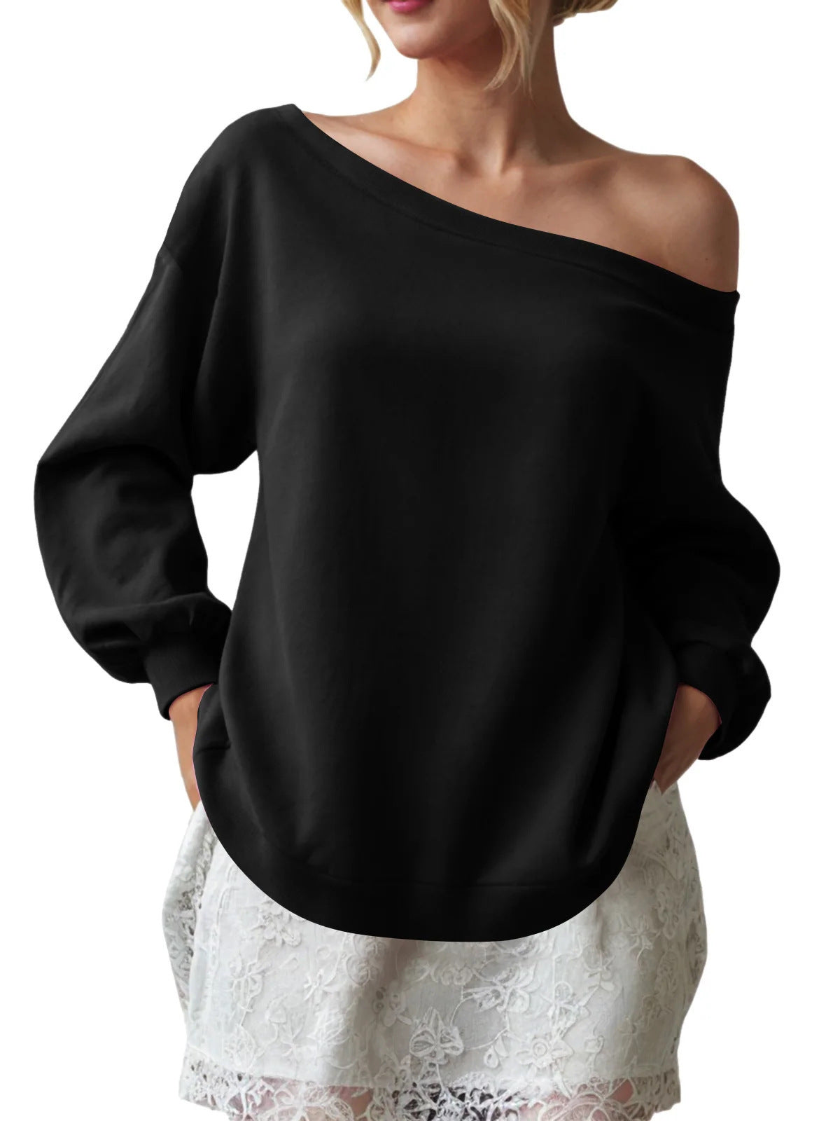 Luna Off-Shoulder Sweater
