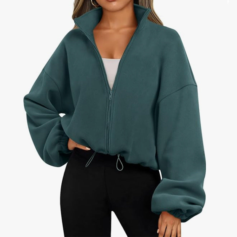 Loose Lapel Cardigan Sweater