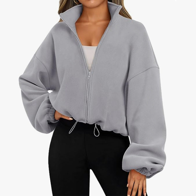 Loose Lapel Cardigan Sweater