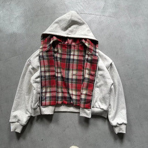 Plaid Lined Hoodie