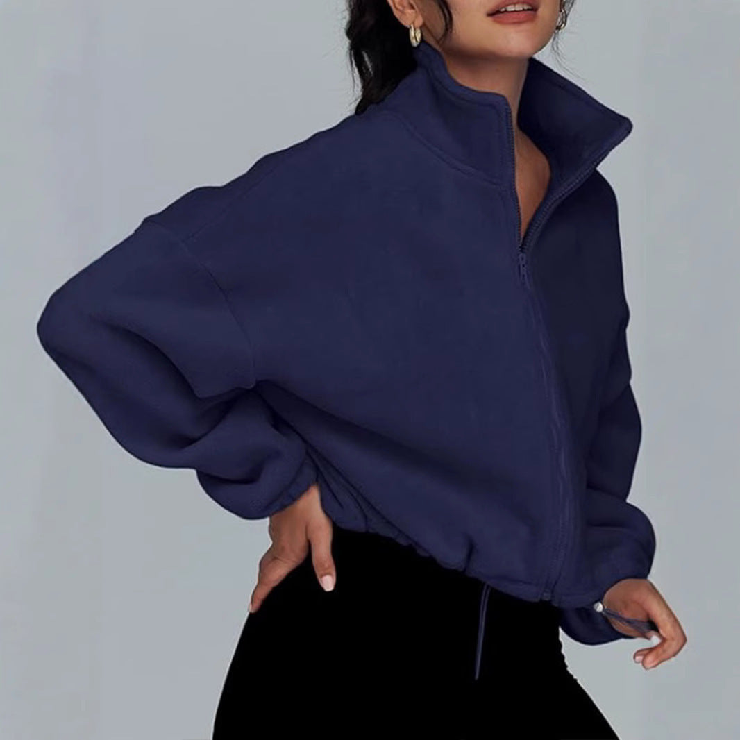 Loose Lapel Cardigan Sweater