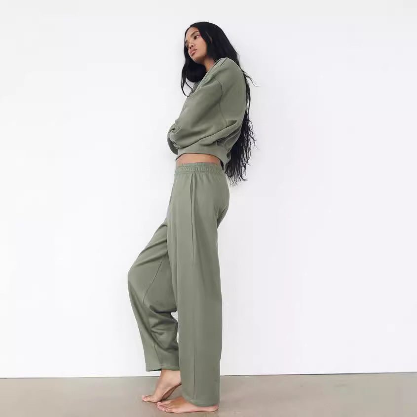 Relaxed Fit Sweat Set - asiilo.com