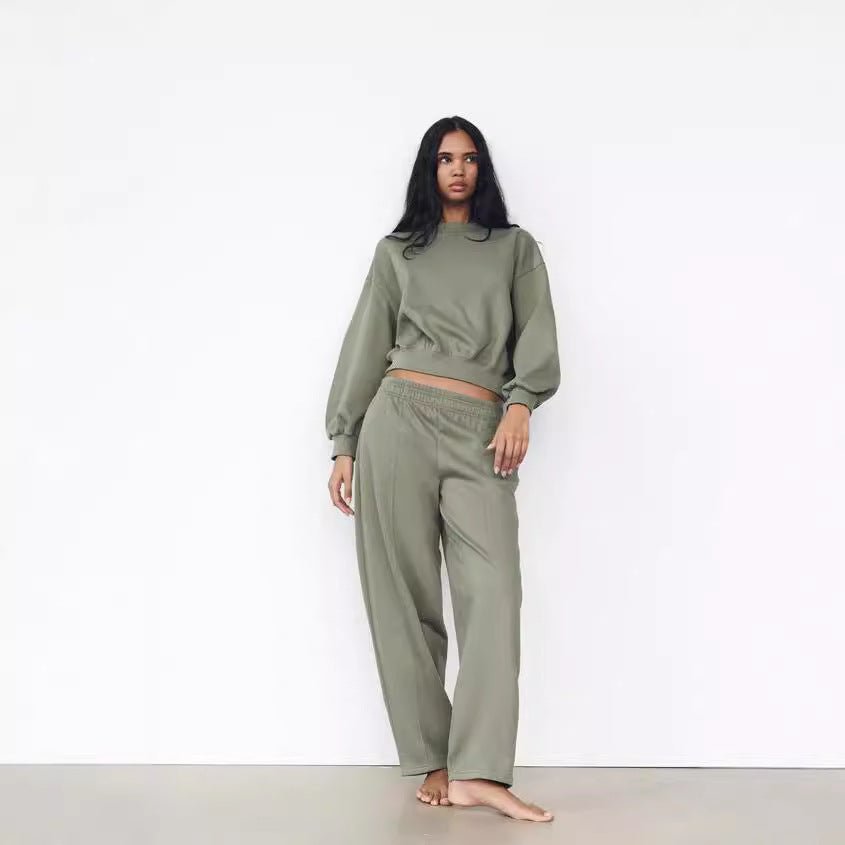 Relaxed Fit Sweat Set - asiilo.com