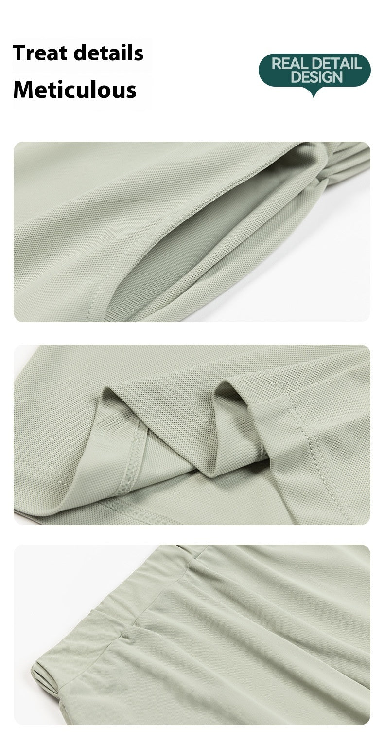 Relaxed Fit Wide - Leg Pants - asiilo.com