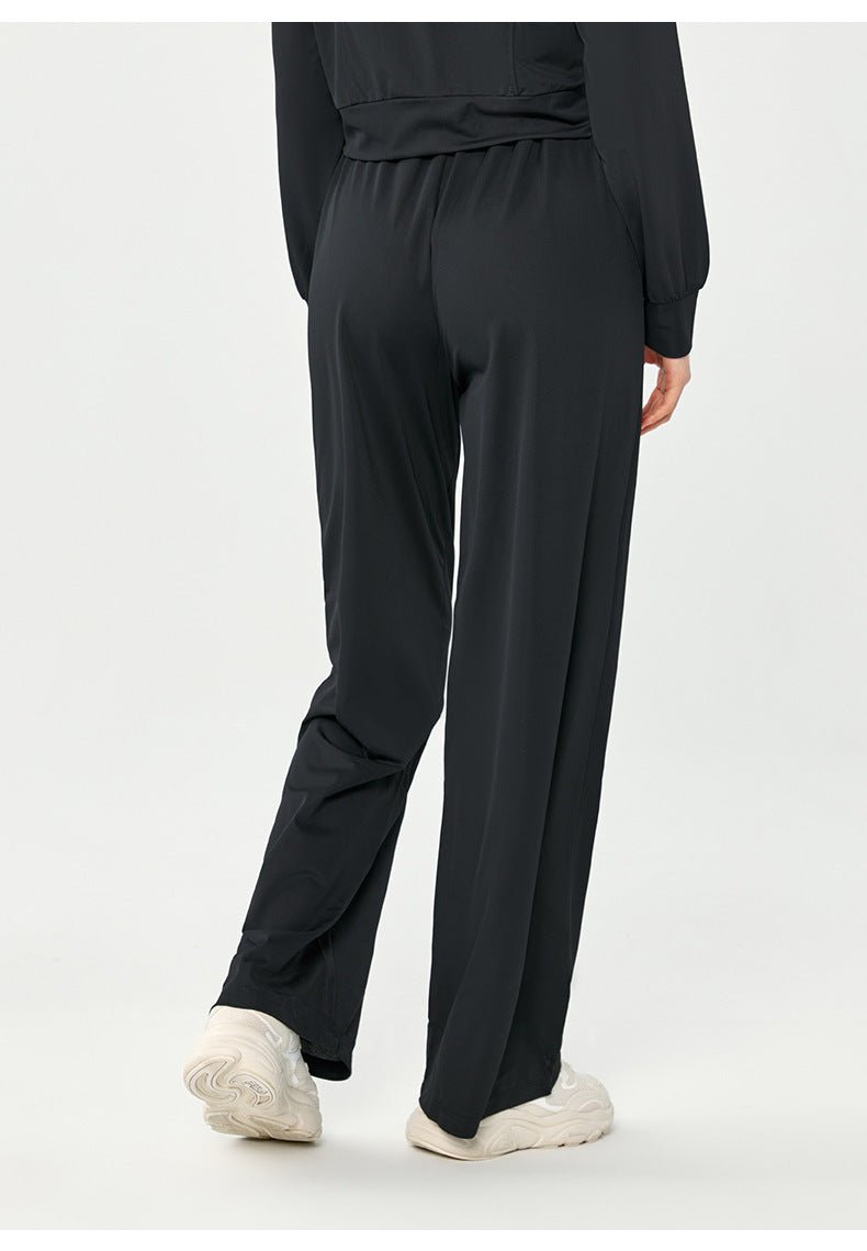 Relaxed Fit Wide - Leg Pants - asiilo.com